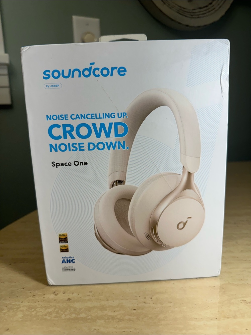 Soundcore Space One Wireless Headphones 2X Stronger Voice Reduction 40H ANC Play